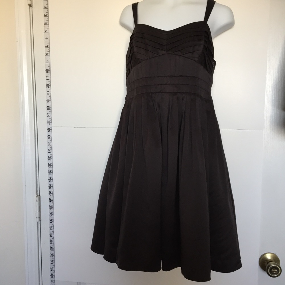 Black Satin Cocktail Dress BCBGeneration Size 6